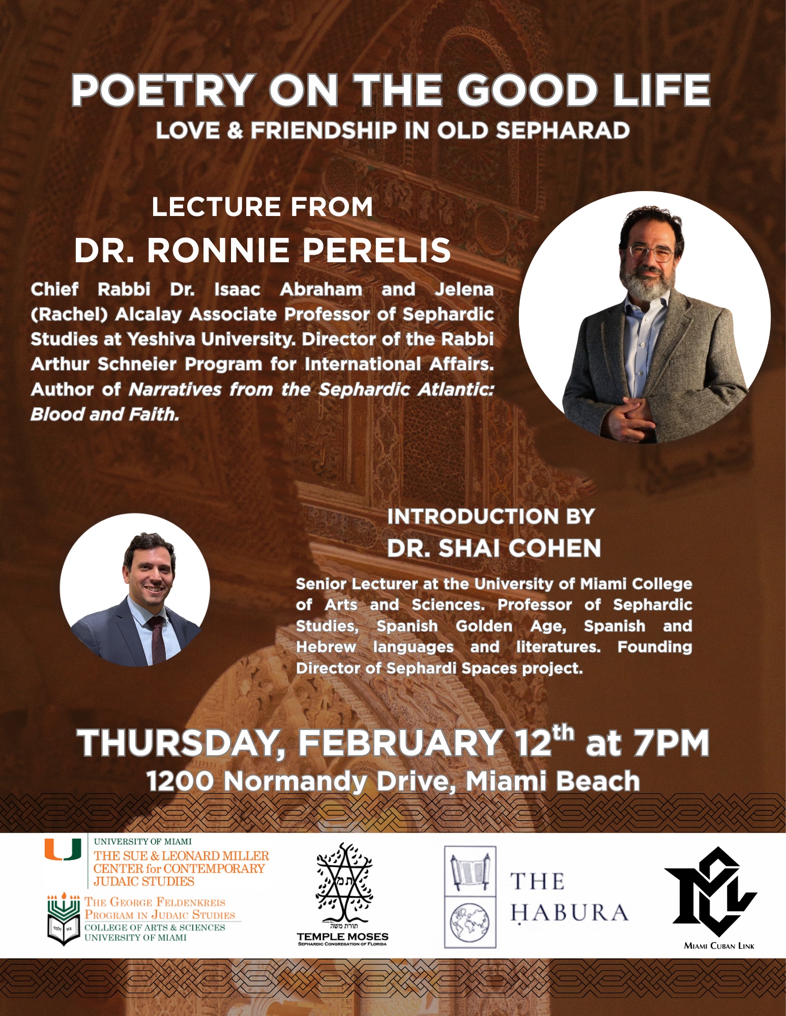 Poetry on the Good Life: Love & Friendship in Old Sepharad