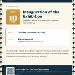 Inauguration of the Exhibition: Sephardi Jews in the Making of American Independence