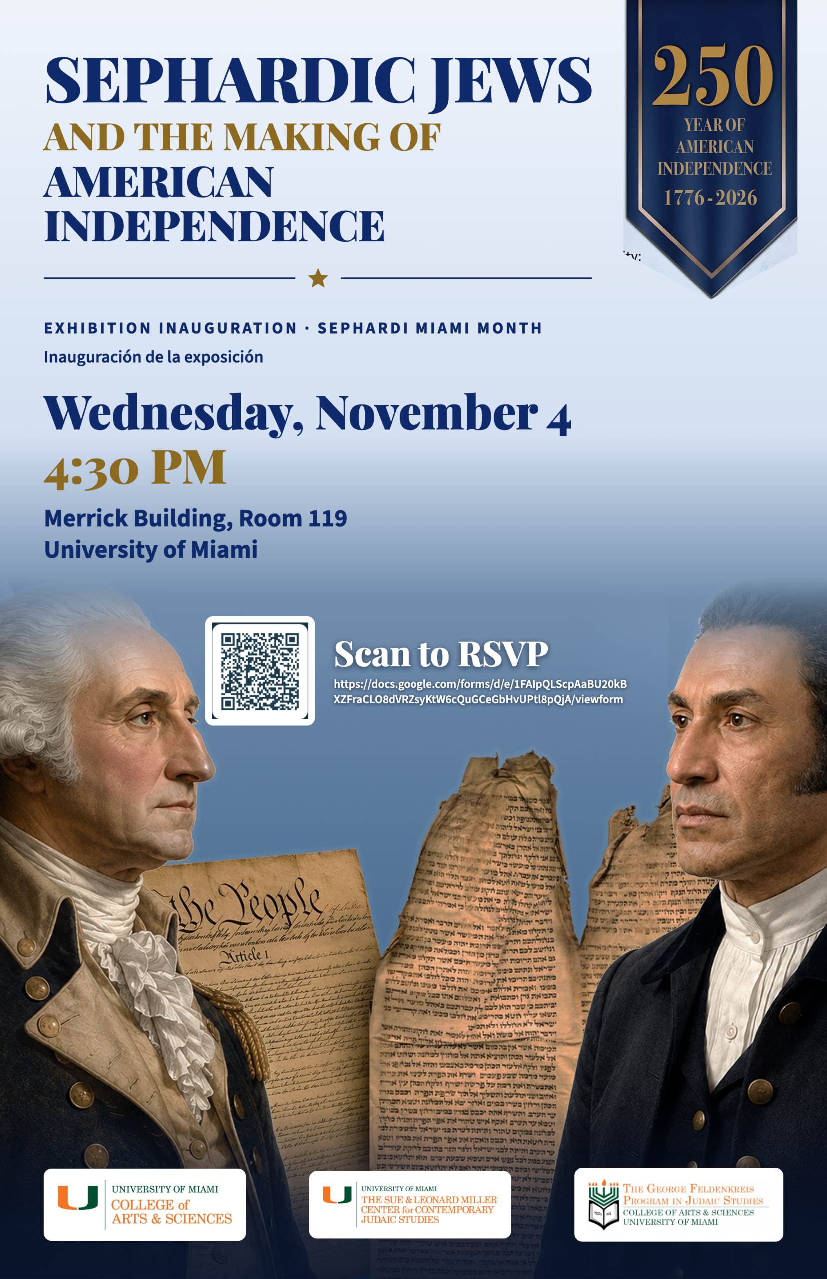 American Sephardi Exhibition: Opening